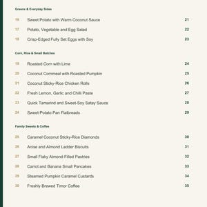 Actual PDF page 4 from A Taste of Timor-Leste: Contents, page 2.