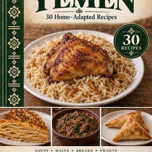 Actual cover of the A Taste of Yemen PDF cookbook.