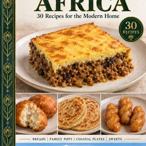 Actual cover of the A Taste of South Africa PDF cookbook.