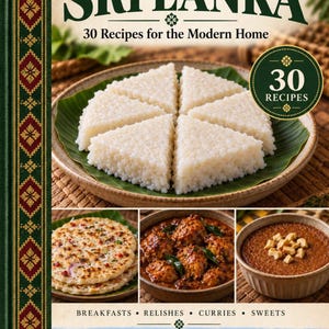 Actual cover of the A Taste of Sri Lanka PDF cookbook.