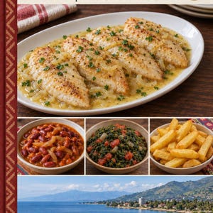 Actual cover of the A Taste of Burundi PDF cookbook.