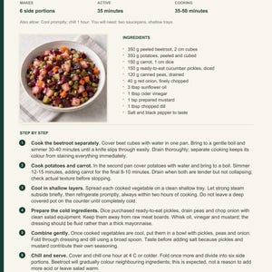 Actual PDF page 6 from A Taste of Russia: Beet, Potato & Pickle Vinegret recipe page.