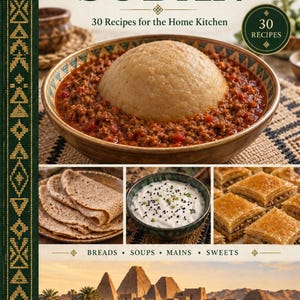Actual cover of the A Taste of Sudan PDF cookbook.