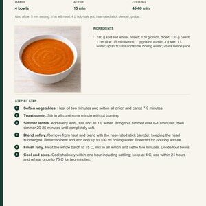 Actual PDF page 13 from A Taste of Syria: Small Red Lentil Soup recipe page.