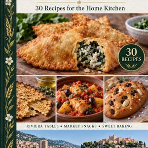 Actual cover of the A Taste of Monaco PDF cookbook.