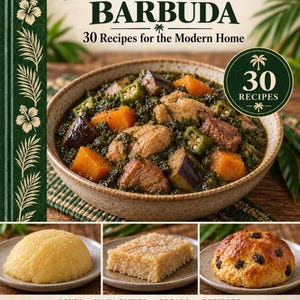 Actual cover of the A Taste of Antigua and Barbuda PDF cookbook.