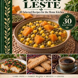 Actual cover of the A Taste of Timor-Leste PDF cookbook.