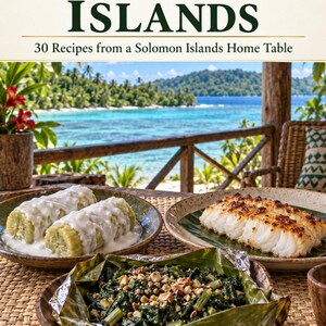 Actual cover of the A Taste of Solomon Islands PDF cookbook.