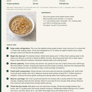 Actual PDF page 13 from A Taste of Kuwait: Harees recipe page.