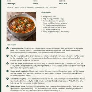 Actual PDF page 6 from A Taste of Romania: Sour Meatball Soup recipe page.