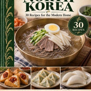 Actual cover of the A Taste of North Korea PDF cookbook.