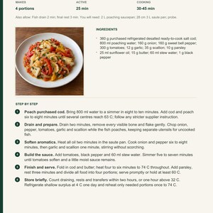 Actual PDF page 6 from A Taste of Saint Kitts and Nevis: Stewed Saltfish recipe page.