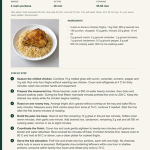 Actual PDF page 6 from A Taste of Yemen: Home-Oven Chicken Mandi recipe page.