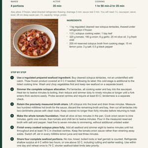 Actual PDF page 13 from A Taste of Sao Tome and Principe: Octopus in Tomato and Onion recipe page.