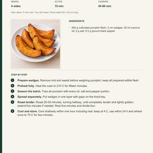 Actual PDF page 13 from A Taste of Marshall Islands: Small Roasted Pumpkin recipe page.