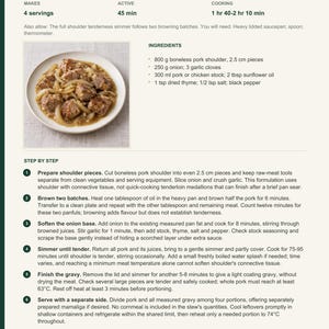 Actual PDF page 13 from A Taste of Moldova: Slow Pork & Onion Stew recipe page.