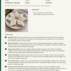 Actual PDF page 6 from A Taste of Sri Lanka: Kiribath recipe page.