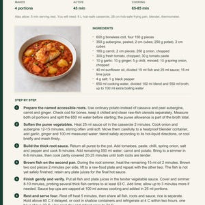 Actual PDF page 13 from A Taste of Guinea: Yetisse with Potato and Cod recipe page.