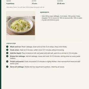 Actual PDF page 13 from A Taste of Tuvalu: Cabbage with Coconut and Lemon recipe page.