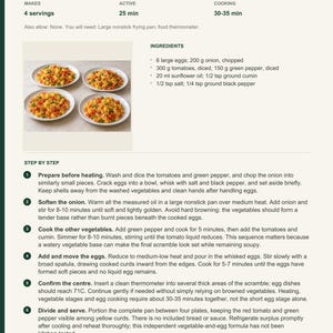 Actual PDF page 13 from A Taste of Somalia: Tomato-Pepper Eggs recipe page.
