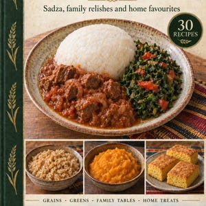 Actual cover of the A Taste of Zimbabwe PDF cookbook.