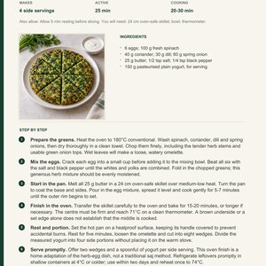 Actual PDF page 6 from A Taste of Azerbaijan: Herb Kuku recipe page.