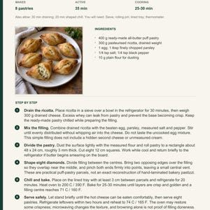 Actual PDF page 13 from A Taste of Malta: Flaky Ricotta Diamond Pastries recipe page.