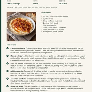 Actual PDF page 13 from A Taste of Romania: White Bean & Onion Spread recipe page.