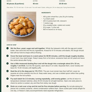 Actual PDF page 6 from A Taste of Kyrgyzstan: Golden Boorsok recipe page.