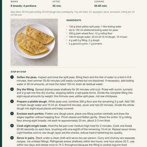 Actual PDF page 6 from A Taste of Mauritius: Dholl Puri recipe page.
