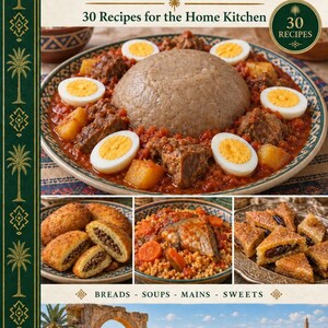 Actual cover of the A Taste of Libya PDF cookbook.