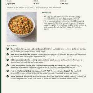 Actual PDF page 13 from A Taste of Dominican Republic: Moro de Guandules with Coconut recipe page.