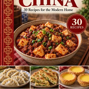 Actual cover of the A Taste of China PDF cookbook.