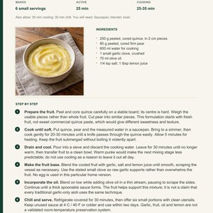 Actual PDF page 6 from A Taste of Andorra: Quince & Garlic Aioli recipe page.