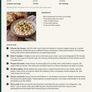 Actual PDF page 13 from A Taste of Croatia: Fresh Cheese & Sour Cream recipe page.
