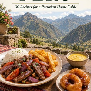 Actual cover of the A Taste of Peru PDF cookbook.