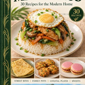 Actual cover of the A Taste of Mauritius PDF cookbook.
