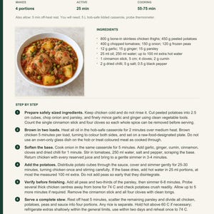 Actual PDF page 13 from A Taste of Mauritius: Chicken Daube recipe page.
