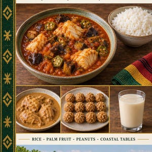 Actual cover of the A Taste of Guinea-Bissau PDF cookbook.