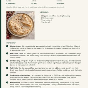 Actual PDF page 6 from A Taste of Armenia: Griddle Lavash recipe page.