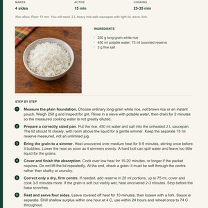 Actual PDF page 6 from A Taste of Guinea-Bissau: Plain Cuntango Rice recipe page.