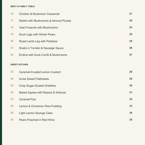 Actual PDF page 4 from A Taste of Andorra: Contents, page 2.