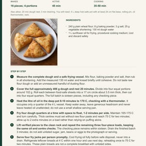 Actual PDF page 6 from A Taste of Belize: Fry Jacks recipe page.