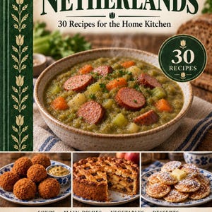 Actual cover of the A Taste of Netherlands PDF cookbook.