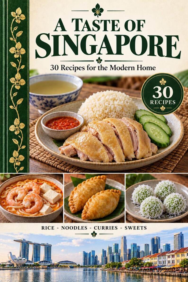Actual cover of the A Taste of Singapore PDF cookbook.