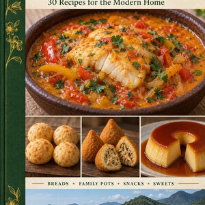 Actual cover of the A Taste of Brazil PDF cookbook.