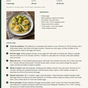 Actual PDF page 13 from A Taste of Germany: Eggs in Mustard Sauce recipe page.