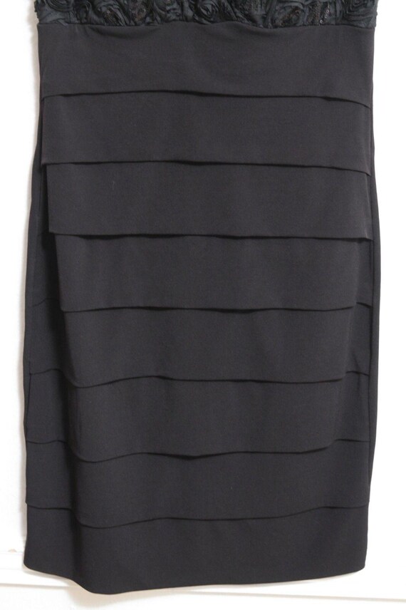 En Focus Studio Black Dress Cocktail/Party Dress High Waist/Pullover Size 6 En Focus Studio Black Dress Cocktail/Party Dress High Waist/Pullover Size 6