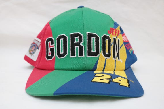 Rare 90s Jeff Gordon Color Block Jacket Nylon Embroid Gem