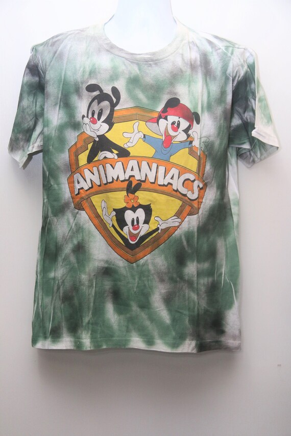Rare 1995 Vintage "ANIMANIACS" Tie-Dye Tee Sz: LAR